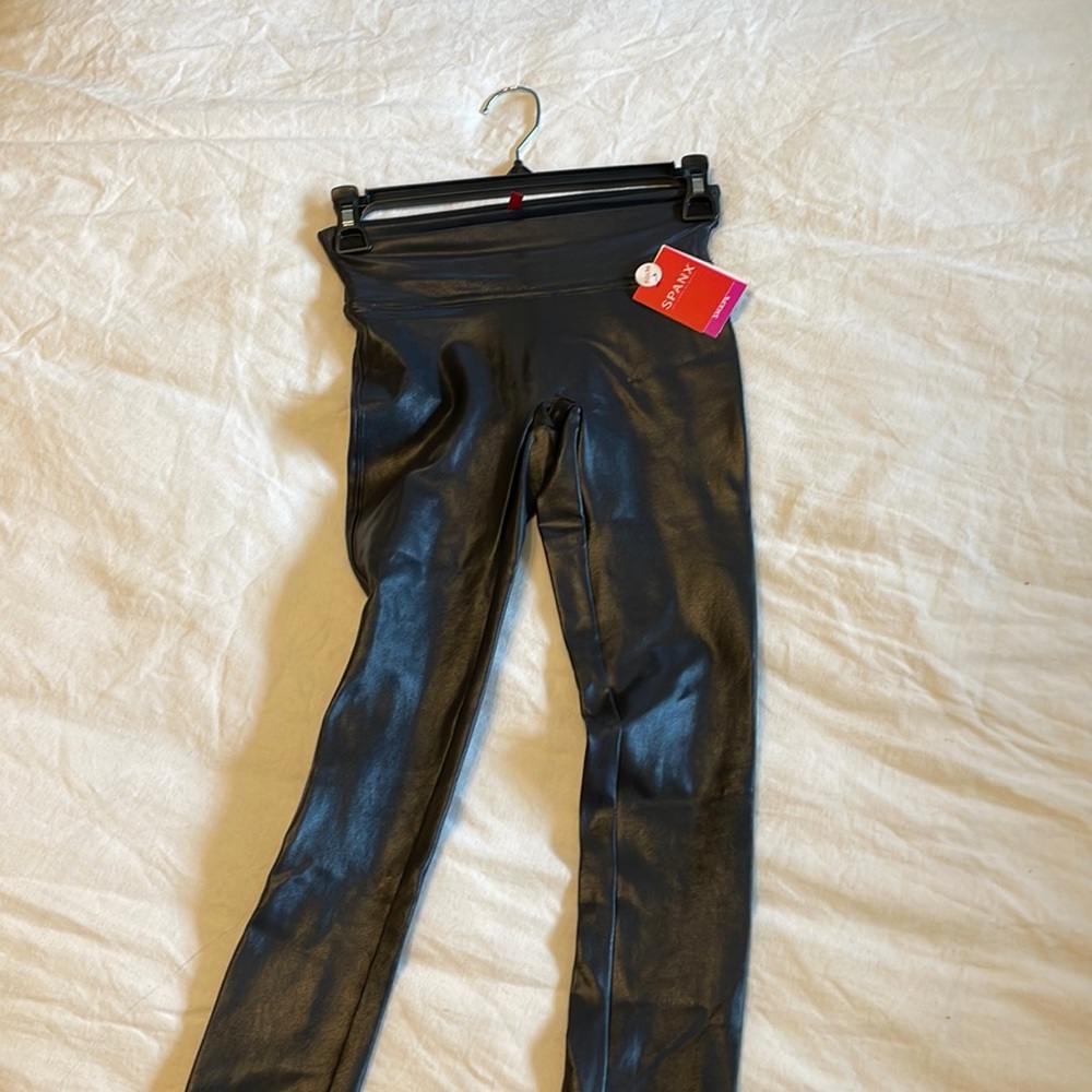 Spanx faux leather leggings